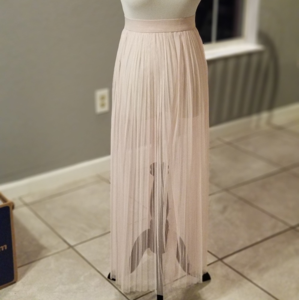 H&M Coachella See-Through Maxi Skirt